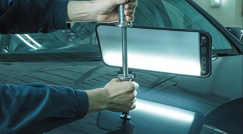 Tirage Dsp à la colle à chaud et marteau inertie 