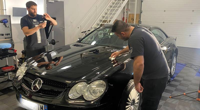 Mercedes traitée avec le traitement Protech à Marseille