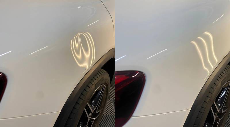 Réparation de grosse bosse sur MERCEDES à MARSEILLE Par PdrX-Center 